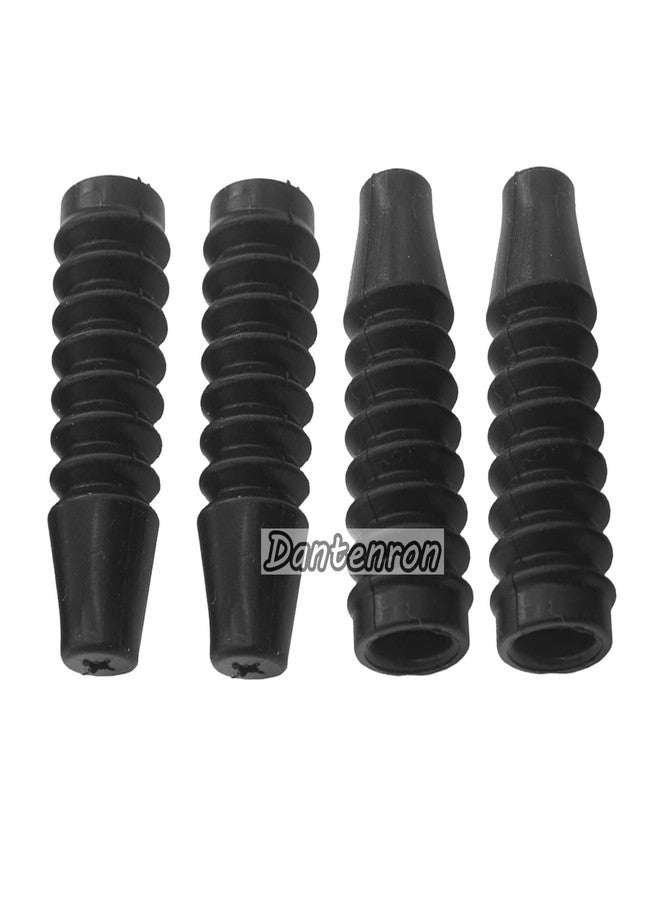 Dantenron 4Pcs 1:8 RC Absorber Rubber Cover Shock Damper Absorption Cover Dust-Proof Boot for 1/8 RC Off-Road Monster Short-Course Truck Kyosho TRX4 Hobao HPI HSP Upgrade Parts (46mm) - Image 3